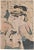 Yosooi of the Matsubaya is an Original Woodcut Print, Oban Format, realized by Kitagawa Tsukimaro. Good condition but many...