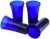 Cobalt-Blue Crystal Glasses, S/4 For Sale - Image 4 of 5