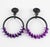 1980s David Spada Bi-Color Coiled Aluminum Clip Earrings For Sale - Image 5 of 9