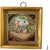 Early 20th Century Silk Embroidered Courting Couples Pastoral Scene Protected by Reverse Painting on Glass Miniature Scenes - Set of 3 For Sale - Image 4 of 9
