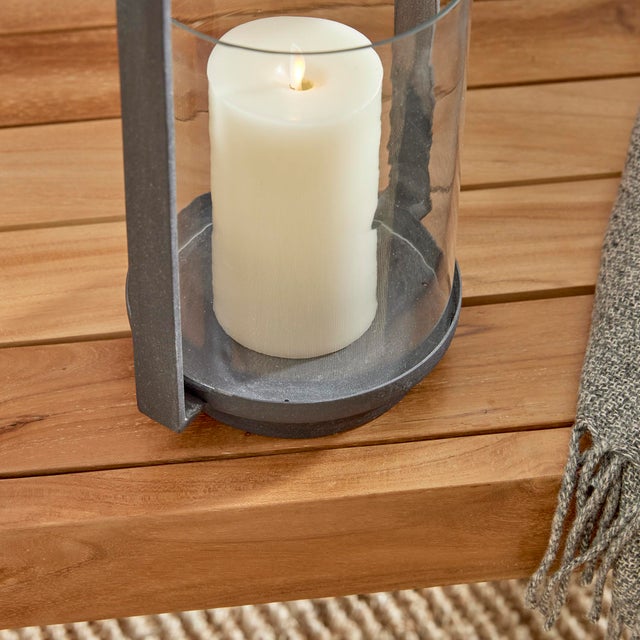 Metal Terrazza Outdoor Hurricane Small For Sale - Image 7 of 7
