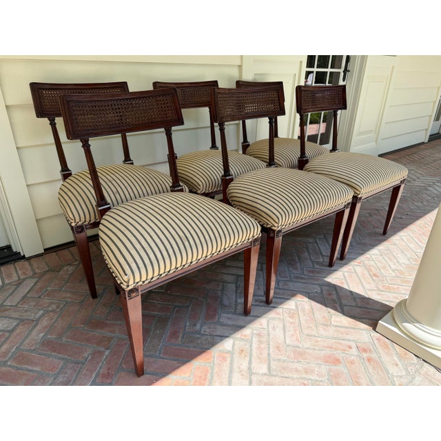 Vintage Cane Back Dining Chairs For Sale - Image 12 of 12