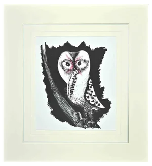 Jean Lurçat, Owl, Original Lithograph, 1948