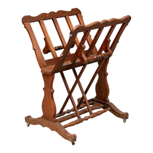 Antique English Walnut Adjustable Folio Stand