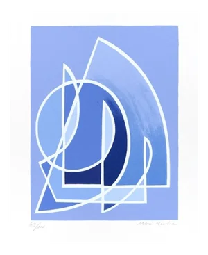 The Death of Lovers - Original Screen Print by Mario Radice - 1964 1964
