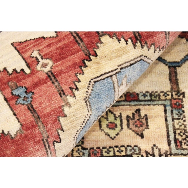 Traditional Pasargad Home Serapi Ivory Wool Area Rug, 8' 8'' X 12' 2'' For Sale - Image 3 of 4