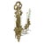 Antique Gilt Brass Ribbon & Music Wall Sconce For Sale - Image 4 of 10