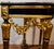 1880s Antique French Louis XVI Gold Gilt and Ebonized Carved Wood & Marble Top Console Table For Sale - Image 12 of 18