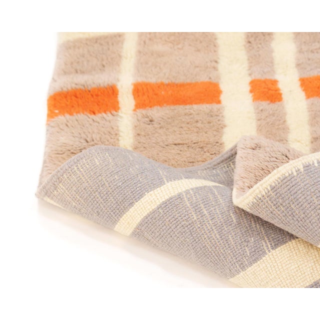 Textile Hand-Knotted Wool Rug by Azele Studio For Sale - Image 7 of 10