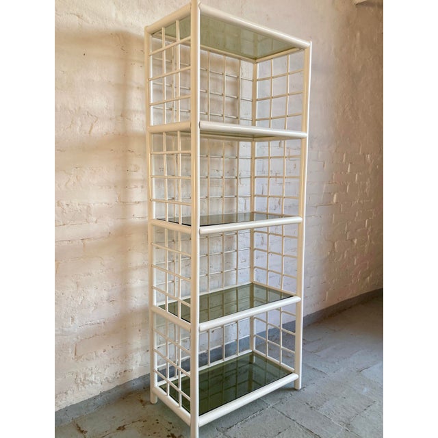 Italian Bookcase in Lacquered Wood, 1980s For Sale - Image 6 of 12