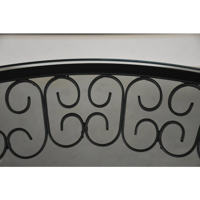 1970s 1970s Arthur Umanoff 42” Round Iron Dining Table For Sale - Image 5 of 6
