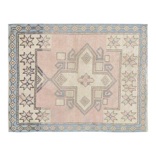 Vintage Turkish Anatolian Hand Knotted Wool Rug, 2'6''x3'1'' For Sale