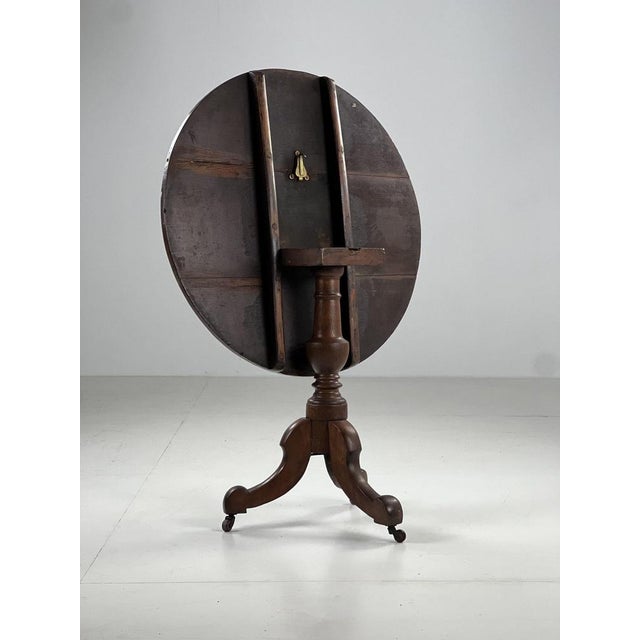 Vintage Tilt Top Table For Sale - Image 5 of 12