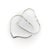 Elsa Peretti & Tiffany & Co. Sterling Silver Elsa Peretti for Tiffany & Co. Open Heart Hoop Earrings For Sale - Image 4 of 10