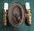 1910s Arts & Crafts Hammered Brass Double Candle Sconce by Biddle and Gaumer - Set of 3 For Sale - Image 10 of 11