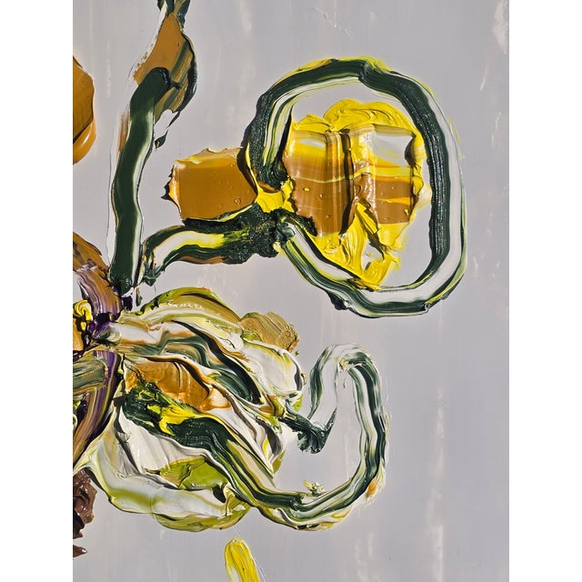 Homage to Van Gogh — Contemporary Still Life With Sunflowers | Abstract Figurative For Sale - Image 4 of 10