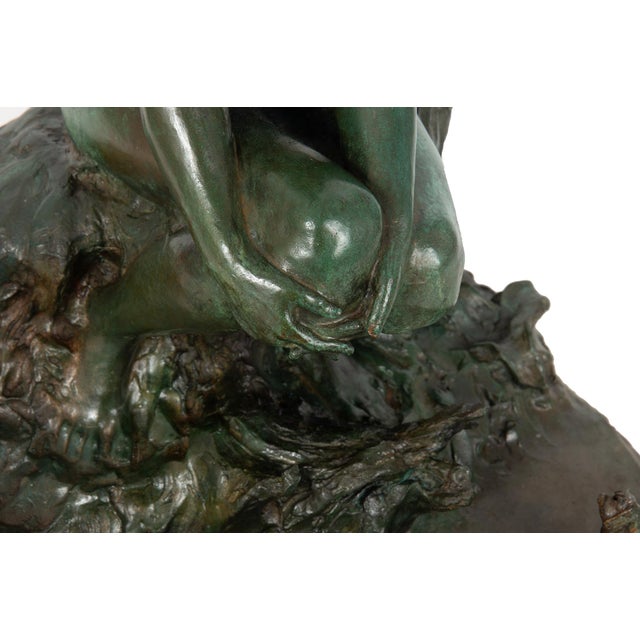 American Bronze Sculpture Fountain “Undine” (1914) by Edward Berge For Sale - Image 11 of 18