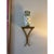 Hollywood Regency Late 20th Century Wheatgrass Style Wall Sconces- A Pair For Sale - Image 3 of 8