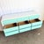 1980s Postmodern White and Turquoise Lacquer Laminate Waterfall Dresser For Sale - Image 5 of 13