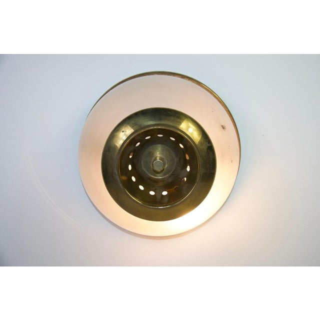 LSP3 Flush Mount in Brass and Glass by Luigi Caccia Dominioni for Azucena, 1960s For Sale - Image 16 of 17