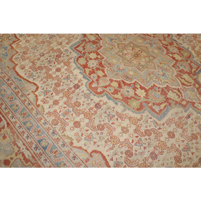 Zabihi Collection Antique Persian Doroksh Rug For Sale In New York - Image 6 of 6