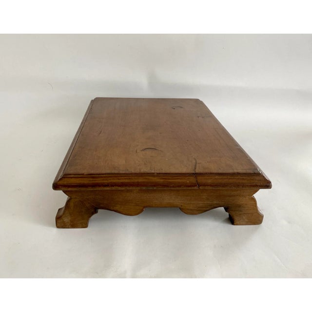 Vintage Wood Riser/Writing Desk For Sale - Image 4 of 11