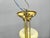 Gold Neoclassical Art Deco Brass Chandelier, Czechoslovakia, 1930s For Sale - Image 8 of 13