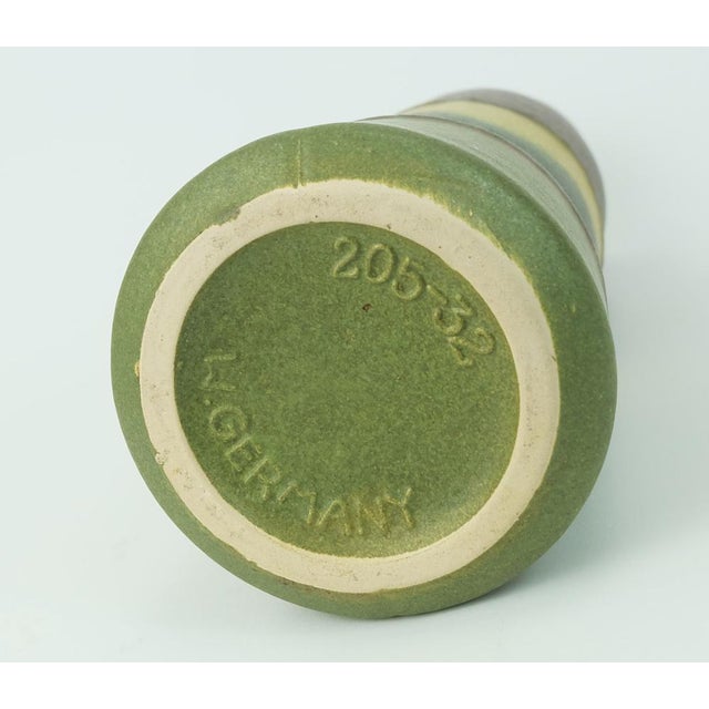 West german ceramic vase manufactured by Scheurich-Keramik in the 1960s to 70s. Model number 205-32 in a particularly...