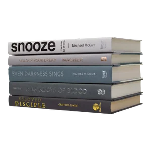 Decorative Books - Granite Ombré Book Stack