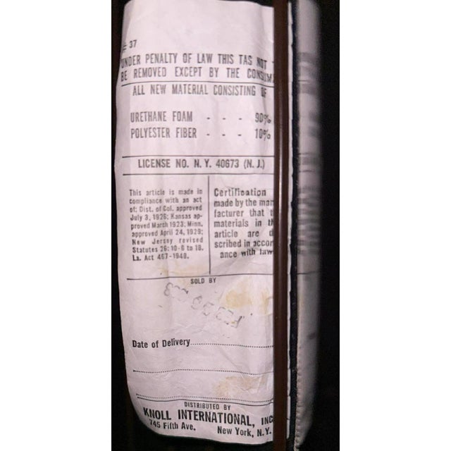 Gae Aulenti Vintage Gas Aulenti for Knoll Model 55-S1 Black Lounge Chair For Sale - Image 4 of 4