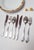 1960s Starter Cutlery for Twelve in Silver Plated Metal from Lecko, 1960s, Set of 44 For Sale - Image 5 of 11