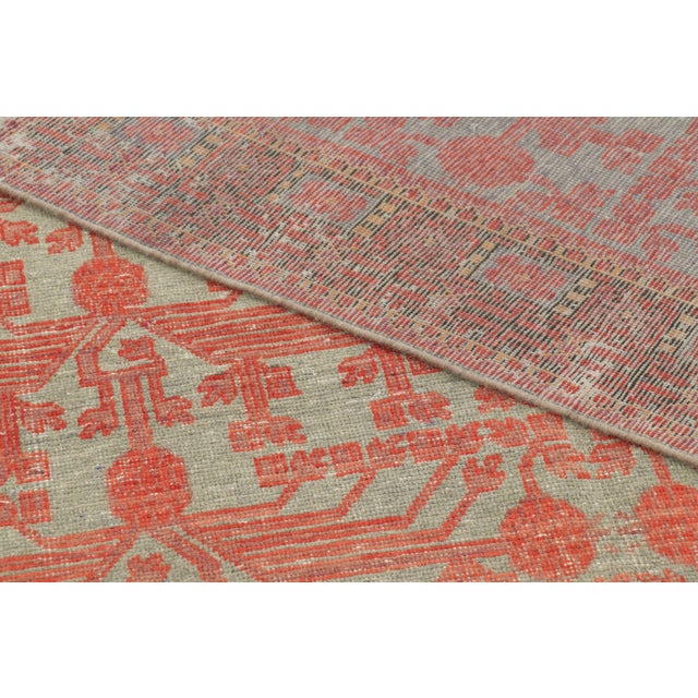 Antique 20th Century Khotan Runner With Pomegranate Garden Lattice - Rug & Kilim For Sale - Image 9 of 9