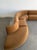 Sculptural Curved Sectional in Camel Velvet - Made to Order For Sale - Image 12 of 14