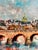 Urbain Huchet, Post Impressionist Fauvist Art French Oil Painting Paris Bridge Urbain Huchet, c.1998 For Sale - Image 13 of 14