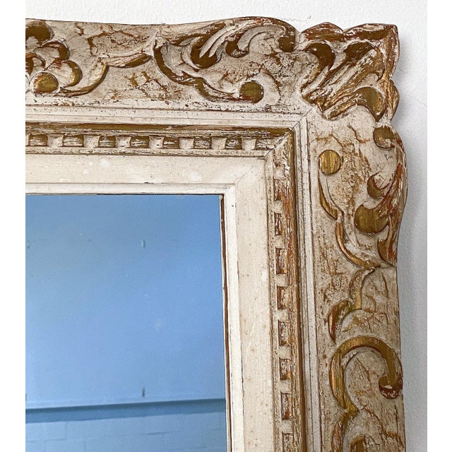 Rectangular Mirror in Montparnasse Frame (H 39 3/8 X W 31 1/8) For Sale - Image 4 of 12