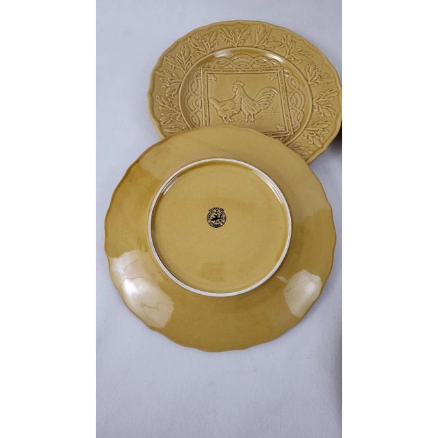 Ceramic Majolica Plates from Bordallo, 2000s, Set of 4 For Sale - Image 7 of 8