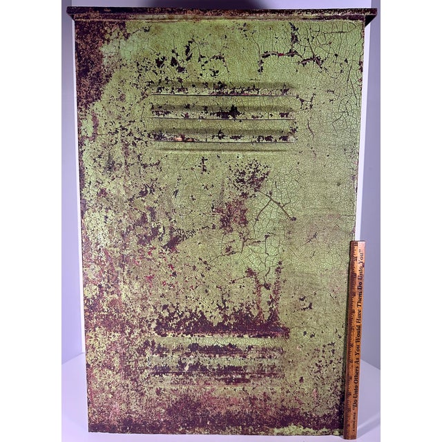 Vintage Industrial Metal Hamper C. 1940s For Sale - Image 17 of 18
