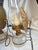 1900 - 1909 1900s Primitive Pair of Converted Kerosene Lamps With Tin Reflectors Now Electrofied For Sale - Image 5 of 8