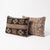This 16'' x 24'' pillow cover set was made from authentic Turkish rug pieces — dark charcoal ground with faded floral...