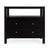 Wood Nora 28 in. W Rectangular 2 Drawer Wide Nightstand with Open Shelf, Antique Coffee For Sale - Image 7 of 11