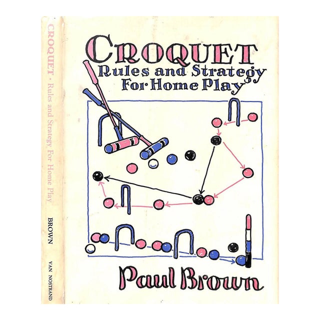 "Croquet: Rules and Strategy for Home Play" 1957 Brown, Paul For Sale