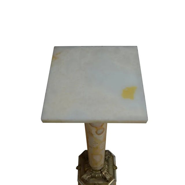 Antique Column in Marble, 1870 For Sale - Image 11 of 12