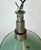 Green Industrial Petrol Enamel Military Pendant Lamp with Cast Aluminium Top, 1960s For Sale - Image 8 of 18