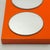 Geometric Orange Triple Wall Mirror, 1980s For Sale - Image 9 of 13
