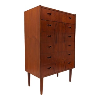 Mid Century Danish Teak Chest of Drawers, 1960s For Sale