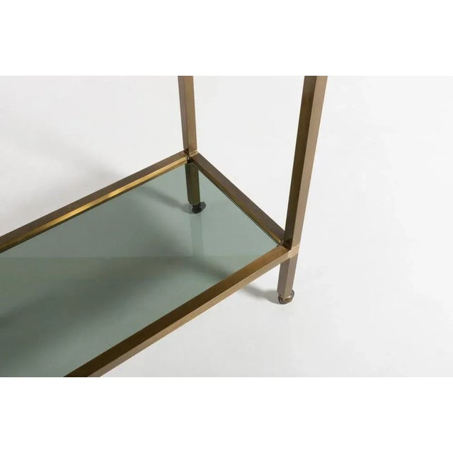 Silver Vintage Serving Cart, Italy, 1970s For Sale - Image 8 of 10