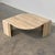 Italian Sculptural Eye-Shaped Coffee Table in Travertine, 1980s For Sale - Image 13 of 13
