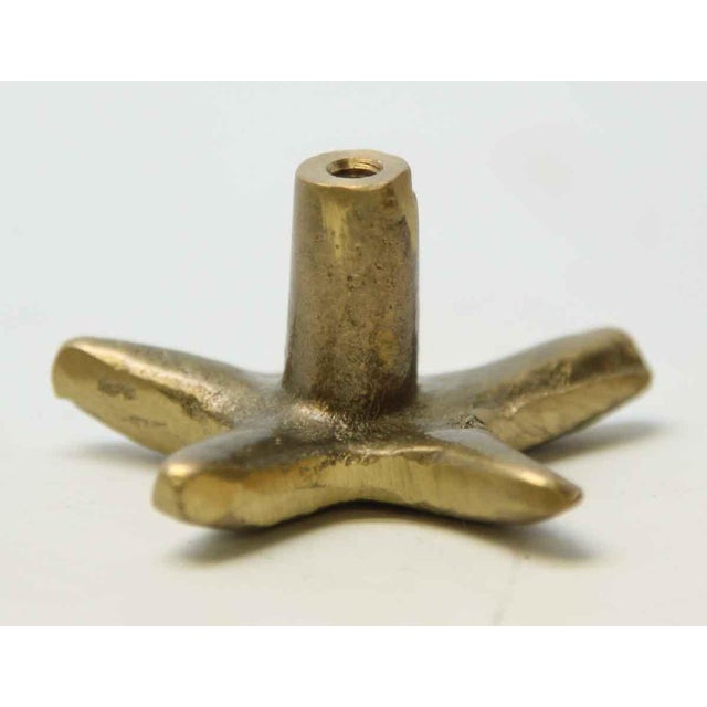 Early 21st Century Brass Starfish Knob For Sale - Image 5 of 5