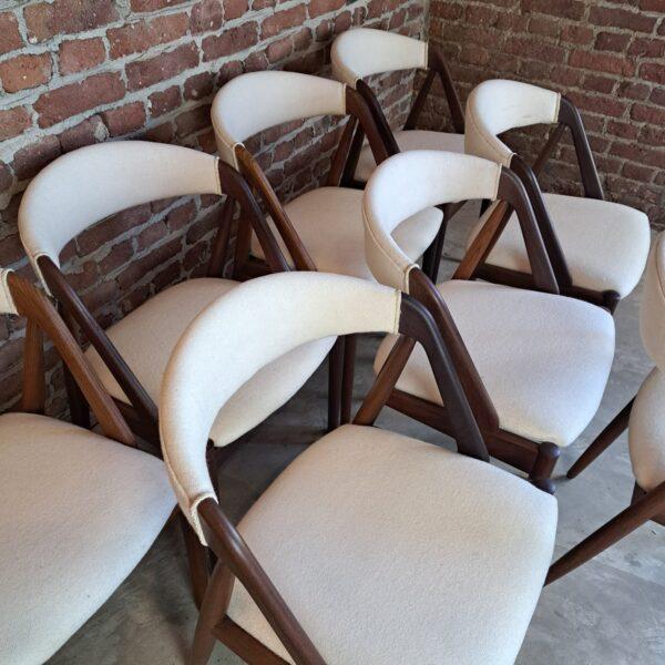 Vintage Danish Chairs by Kai Kristiansen, 1960s, Set of 4 For Sale - Image 6 of 13