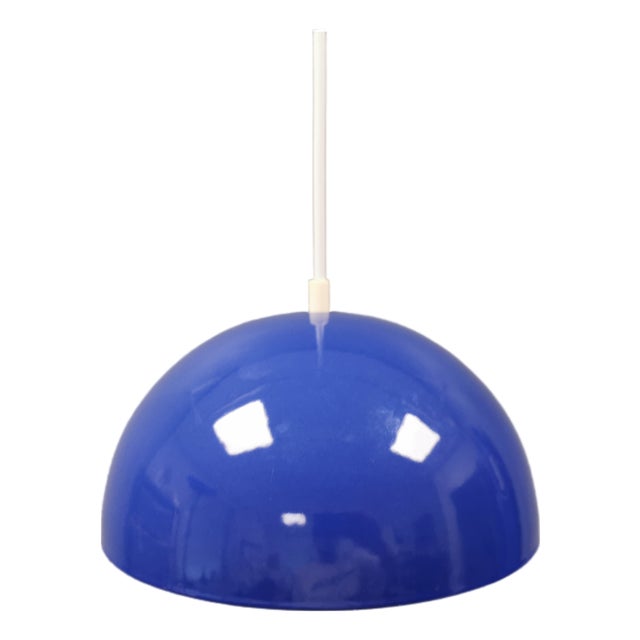 Vintage Danish Flowerpot VP1 Pendant in Enamel by Verner Panton for Louis Poulsen, 1960s For Sale
